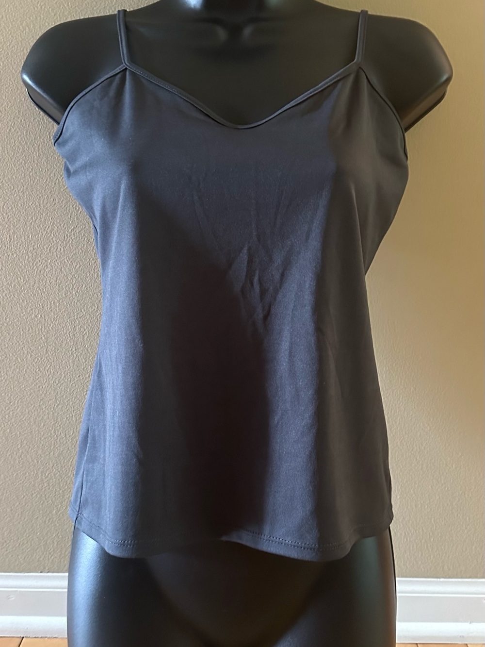 VINTAGE• Express • charcoal grey • adjustable straps • camisole • small